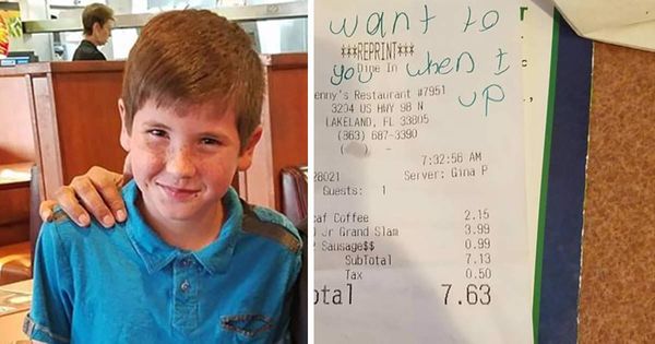 A Heartwarming Gesture from a Young Boy