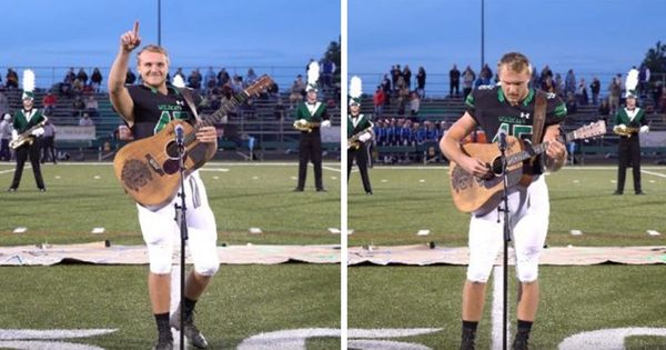 A Boy’s Unexpected Rendition of the National Anthem Inspires Hearts