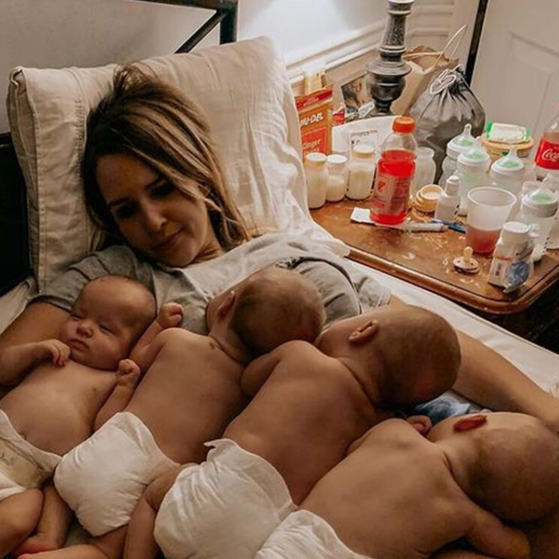 How do you divide your time each day to care for your 5 year old son and his 4 twin brothers, as the mom does in the story below? I think breastfeeding moms will love this amazing story.