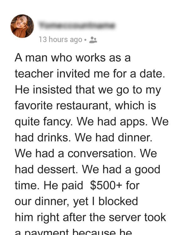 A Tale of Unexpected First Dates